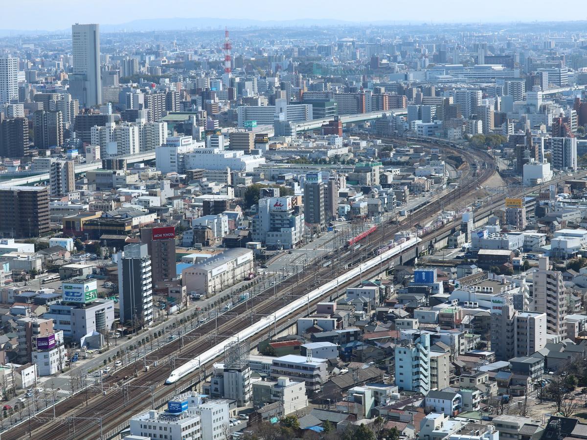 Nagoya Prince Hotel Sky Tower Exteriér fotografie The Shinkansen in Nagoya